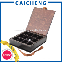 Boîte en carton chocolat personnalisé avec diviseurs